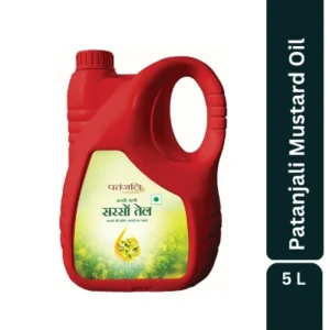 Patanjali Kachi Ghani Mustard Oil(Edible Oil) 5 L