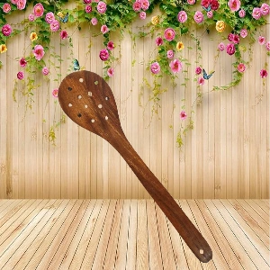 Aagam Crafts Sheesham Wood Handcfated Wooden Non Stick Kitchen Gravy Tool