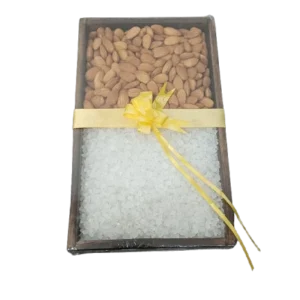 Aagam Dry Fruits Gift Pack/Combo/Box/Hamper Wooden(Almond, Mishri)